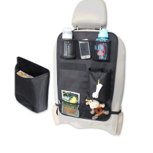 Wholesale 600D Polyester Leak Proof Trash Can Foldable Car Back Seat Organizer for kids